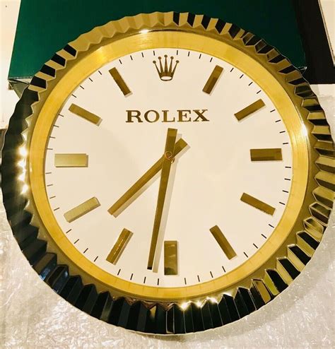 rolex wall clock uk